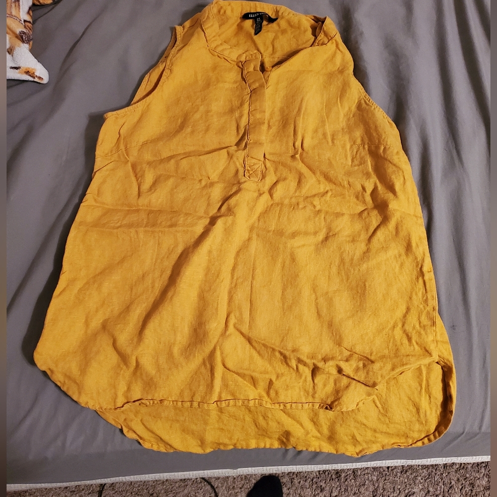 Ellen Tracy, size medium, yellow tank top